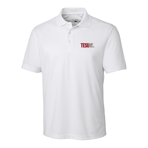  C&B White Clique Ice Pique Polo - Thomas Edison State University