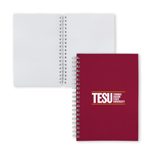  Clear 7 x 10 Spiral Journal Notebook - Thomas Edison State university