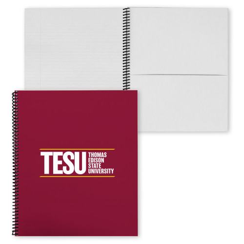  College Spiral Notebook w/Black Coil - Thomas Edison State university