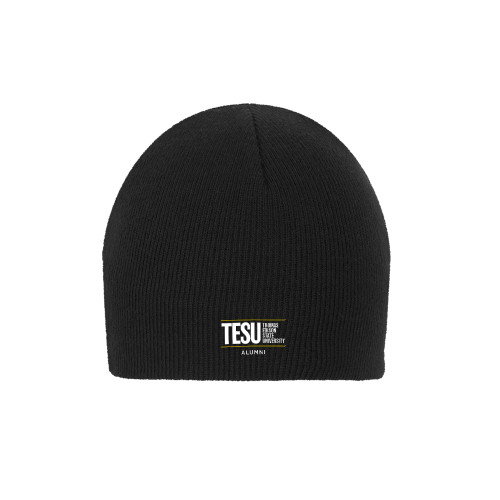  Black Knit Beanie - Thomas Edison State University - Alumni