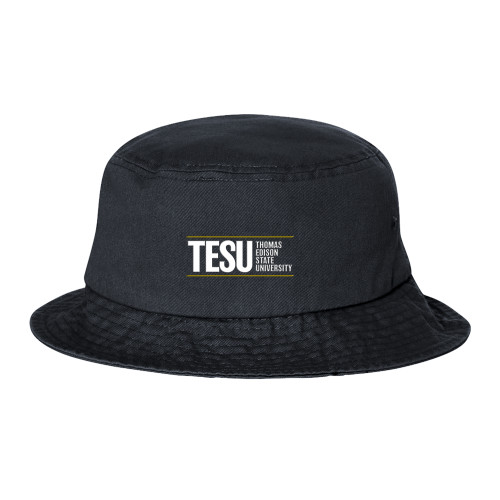  Sportsman Black Bucket Hat - Thomas Edison State University