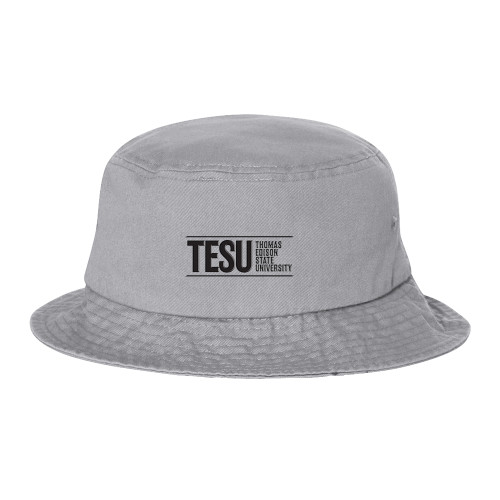  Sportsman Grey Bucket Hat - Thomas Edison State University
