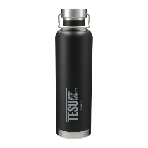  Thor Copper Vacuum Insulated Black Bottle 32oz - Alumni - Thomas Edison State University Engraved