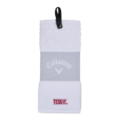  Callaway White Trifold Towel - Thomas Edison State University