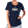 Thumbnail image for  Under Armour Womens Navy Charged Cotton Tee