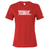 Thumbnail image for  Bella + Canvas Womens Red Relaxed Cotton T Shirt