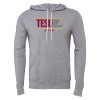 Thumbnail image for  Bella + Canvas Heather Grey Fleece Hood