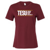 Thumbnail image for  Bella + Canvas Womens Maroon Relaxed Cotton T Shirt