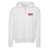 Thumbnail image for  Bella + Canvas Ash Grey Full Zip Hood