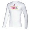 Thumbnail image for  Adidas White Creator Performance Long Sleeve Tee