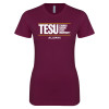 Thumbnail image for  Next Level Womens Maroon Boyfriend Tee