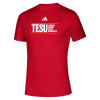 Thumbnail image for  Adidas Red Pregame Performance Tee