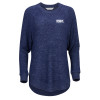 Thumbnail image for  Boxercraft Womens Navy Heather Cuddle Oversized Crew