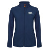 Thumbnail image for  Womens Navy Fleece Full Zip Jacket