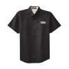 Thumbnail image for  Black Twill Button Down Short Sleeve