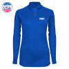 Thumbnail image for  Syntrel Womens Royal Interlock 1/4 Zip