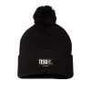 Thumbnail image for  Sportsman Black Pom Pom Cuffed Beanie