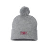 Thumbnail image for  Sportsman Heather Grey Pom Pom Cuffed Beanie