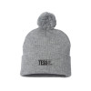 Thumbnail image for  Sportsman Heather Grey Pom Pom Cuffed Beanie