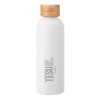 Thumbnail image for  Blair White Stainless Steel Bottle w/ Bamboo Lid 17 oz