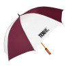 Thumbnail image for  64 Inch Maroon/White Umbrella