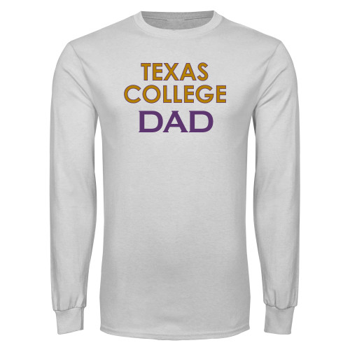  White Long Sleeve T Shirt - TC Dad