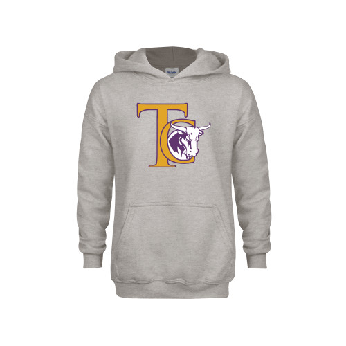  Youth Grey Fleece Hood - TC
