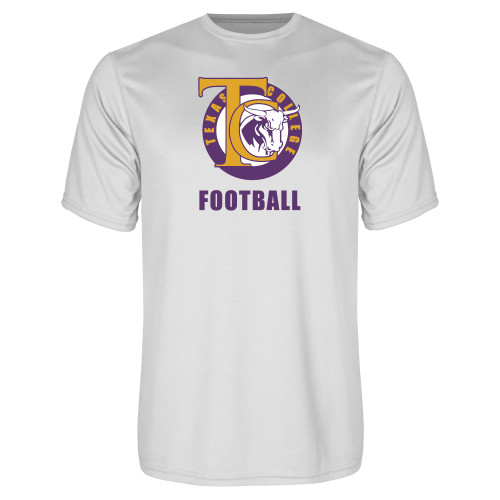  White Performance Tee - TC Football