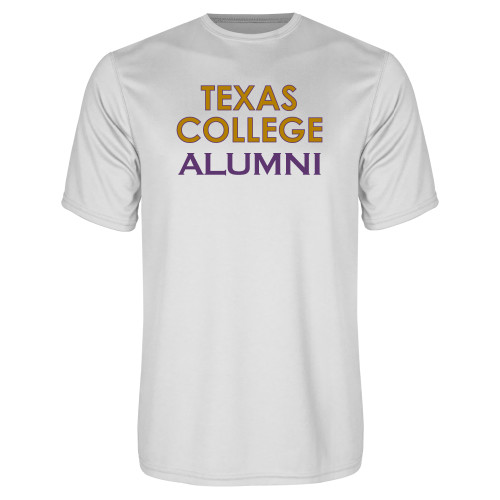  White Performance Tee - TC Alumni
