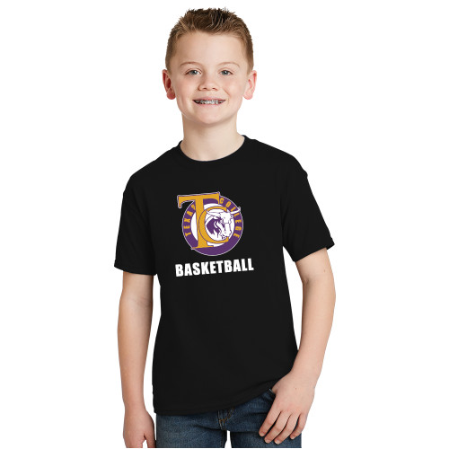  Youth Black T Shirt - TC Basketball