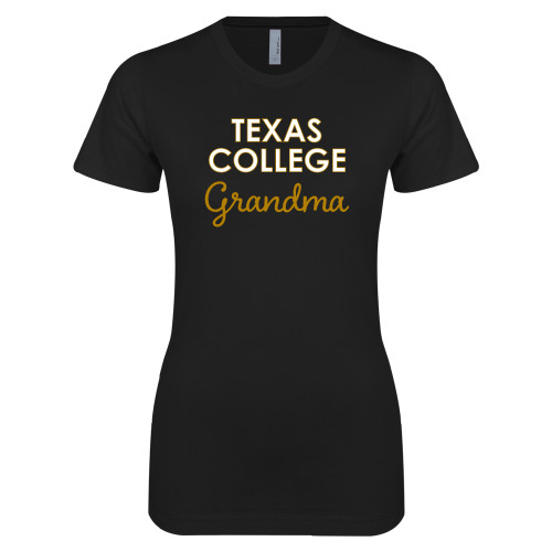  Next Level Womens Black Boyfriend Tee - TC Grandma