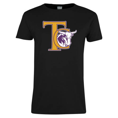  Womens Black Short Sleeve Tee - TC
