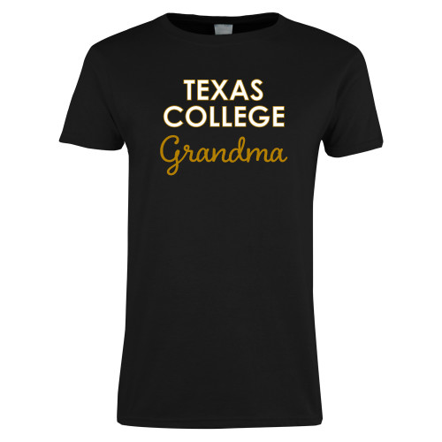  Womens Black Short Sleeve Tee - TC Grandma