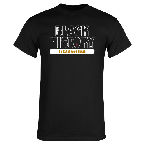  Black T Shirt - Texas College Celebrate Black