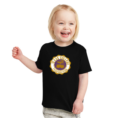  Toddler Black T Shirt - Seal