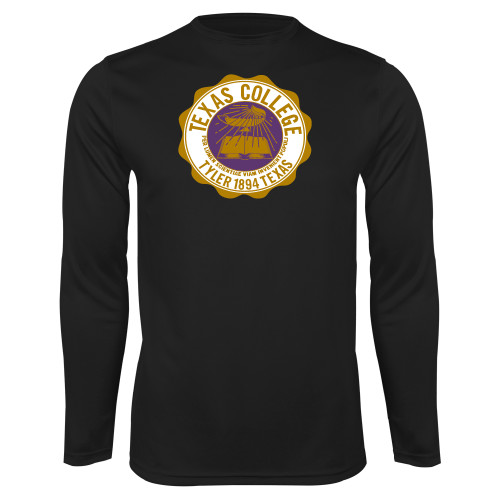  Black Performance Long Sleeve Shirt - Seal