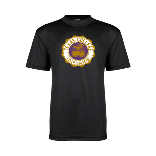  Youth Performance Black Tee - Seal
