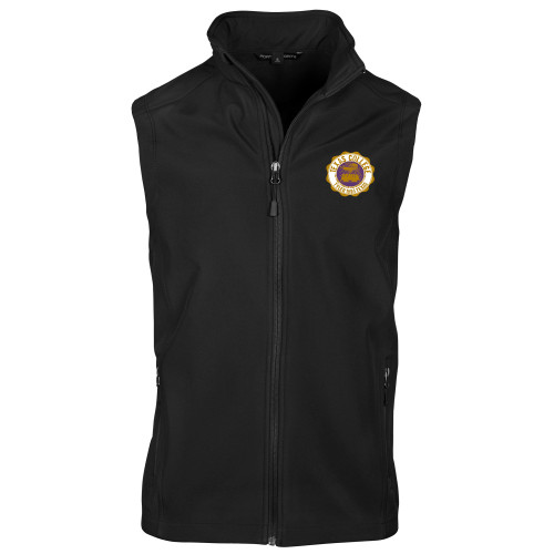 Texas College Black Softshell Core Vest