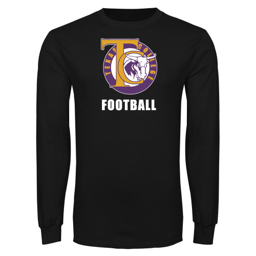  Black Long Sleeve T Shirt - TC Football
