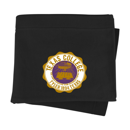  Black Sweatshirt Blanket - Seal