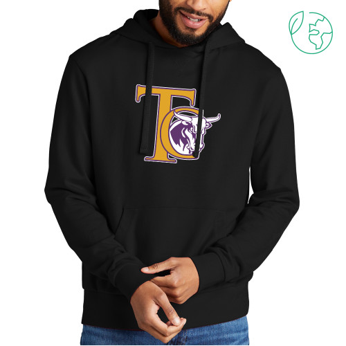  Allmade Black Organic French Terry Pullover Hoodie - TC