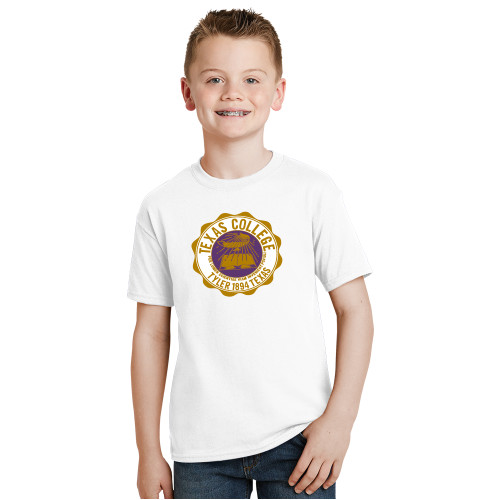  Youth White T Shirt - Seal