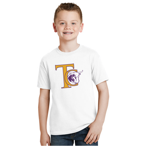  Youth White T Shirt - TC