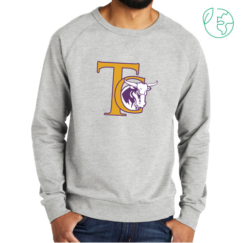  Allmade Light Grey Organic French Terry Crewneck Sweatshirt - TC