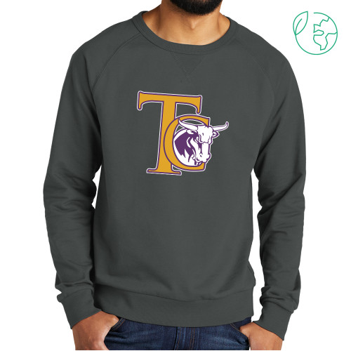  Allmade Dark Grey Organic French Terry Crewneck Sweatshirt - TC