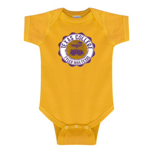  Gold Infant Onesie - Seal