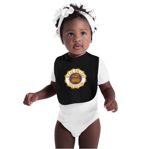 Black Baby Bib - Seal