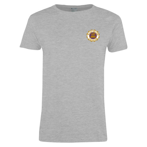  Womens Grey Short Sleeve Tee - Seal