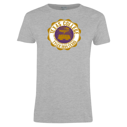  Womens Grey Short Sleeve Tee - Seal