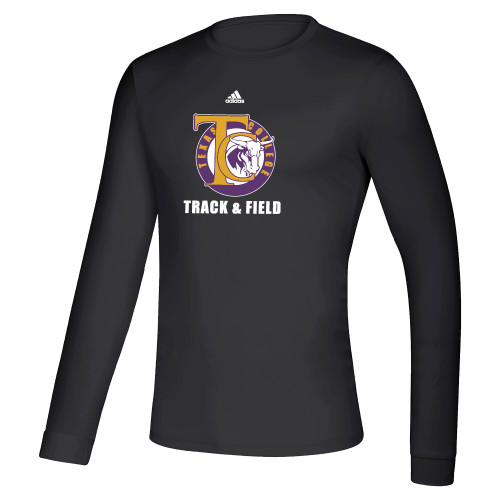  Adidas Black Creator Performance Long Sleeve Tee - TC Track and Field Adidas